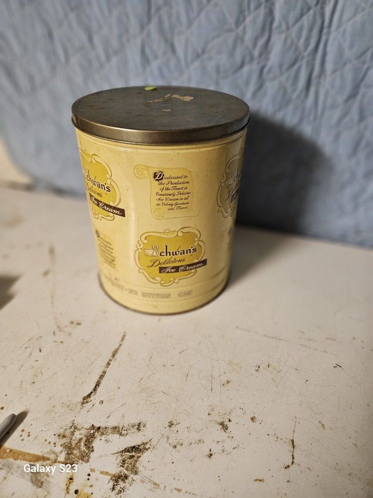 Schwan's Ice Cream Tin