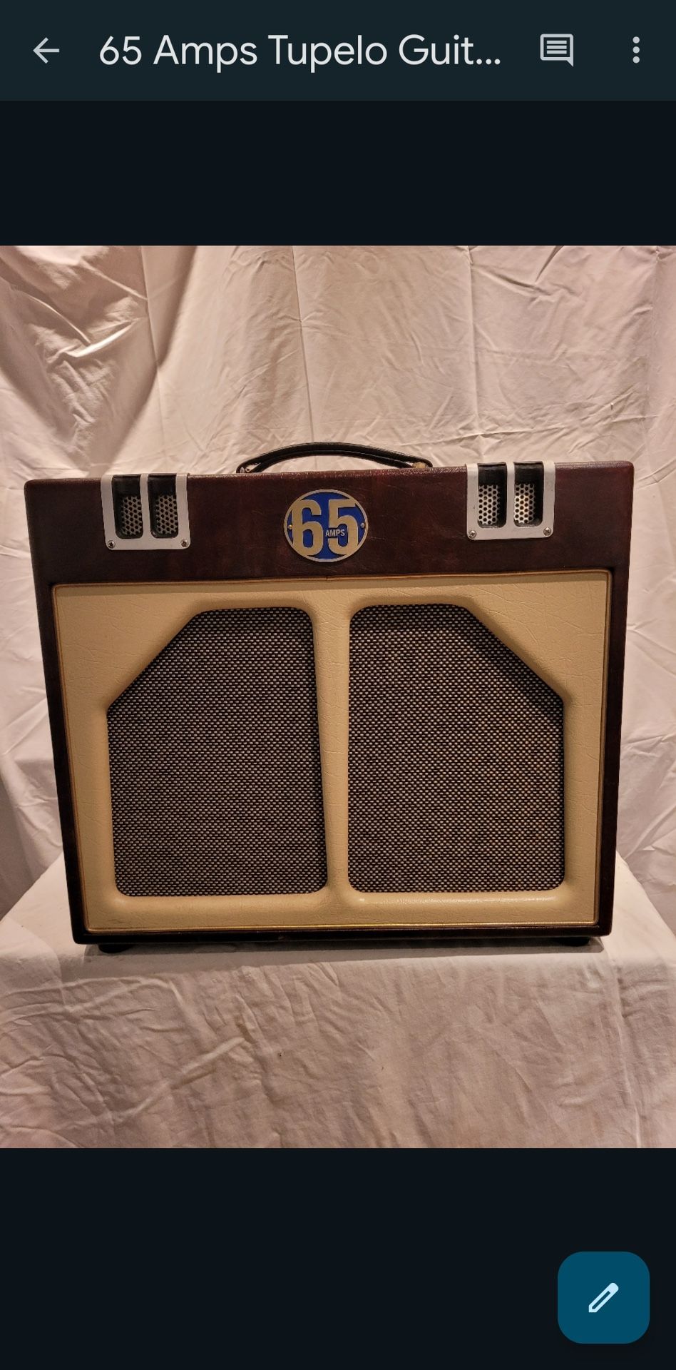 65 Amps Tupelo Guitar Amp Combo