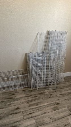 Storage racks or closet