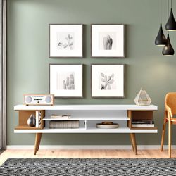 Manhattan Comfort Utopia Collection Mid Century Modern TV Stand