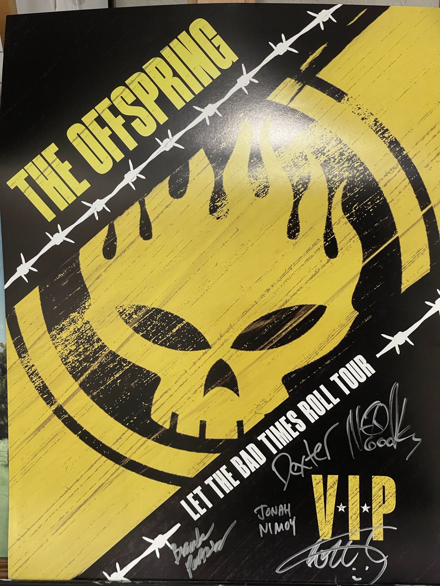 The Offspring - Signed Tour Poster MINT
