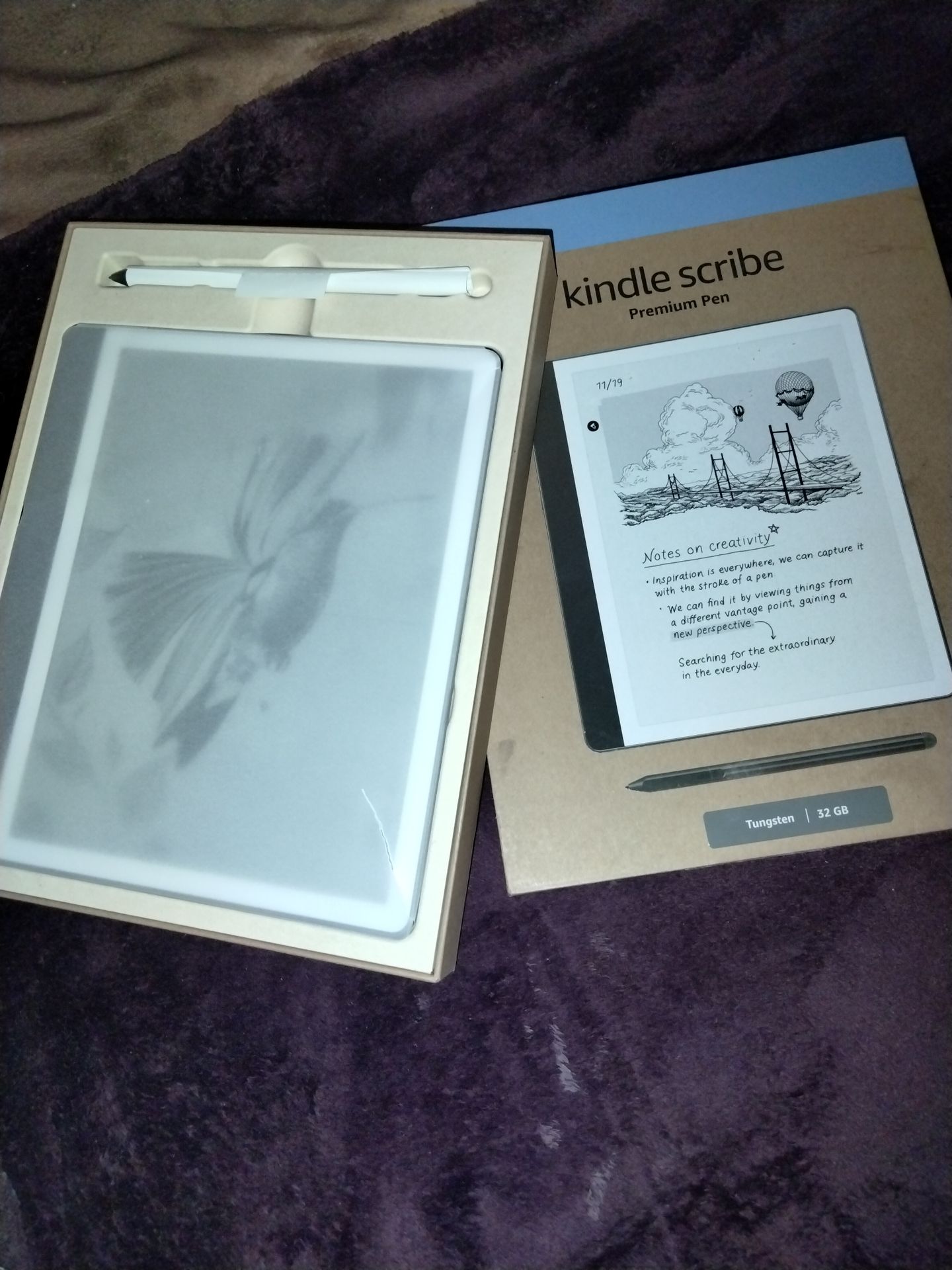 Amazon Kindle Scribe with Premium Pen.