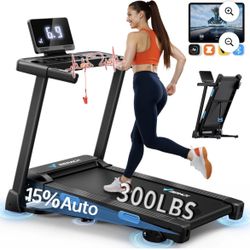 Treadmill  With Auto Incline 