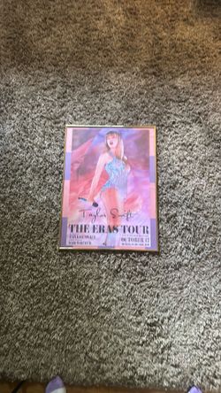 Taylor swift poster from concert