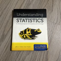 Understanding Statistics 