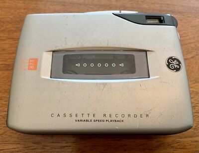 VINTAGE! General Electric (GE) Handheld Cassette Recorder