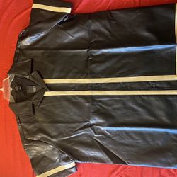 Black Leather Shirt 