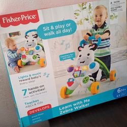 Fisher Price Learn With Me ZEBRA Walker