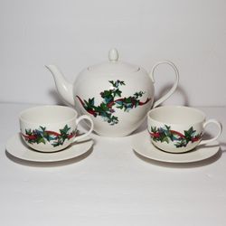 Martha Stewart Tea Set Christmas Winter 