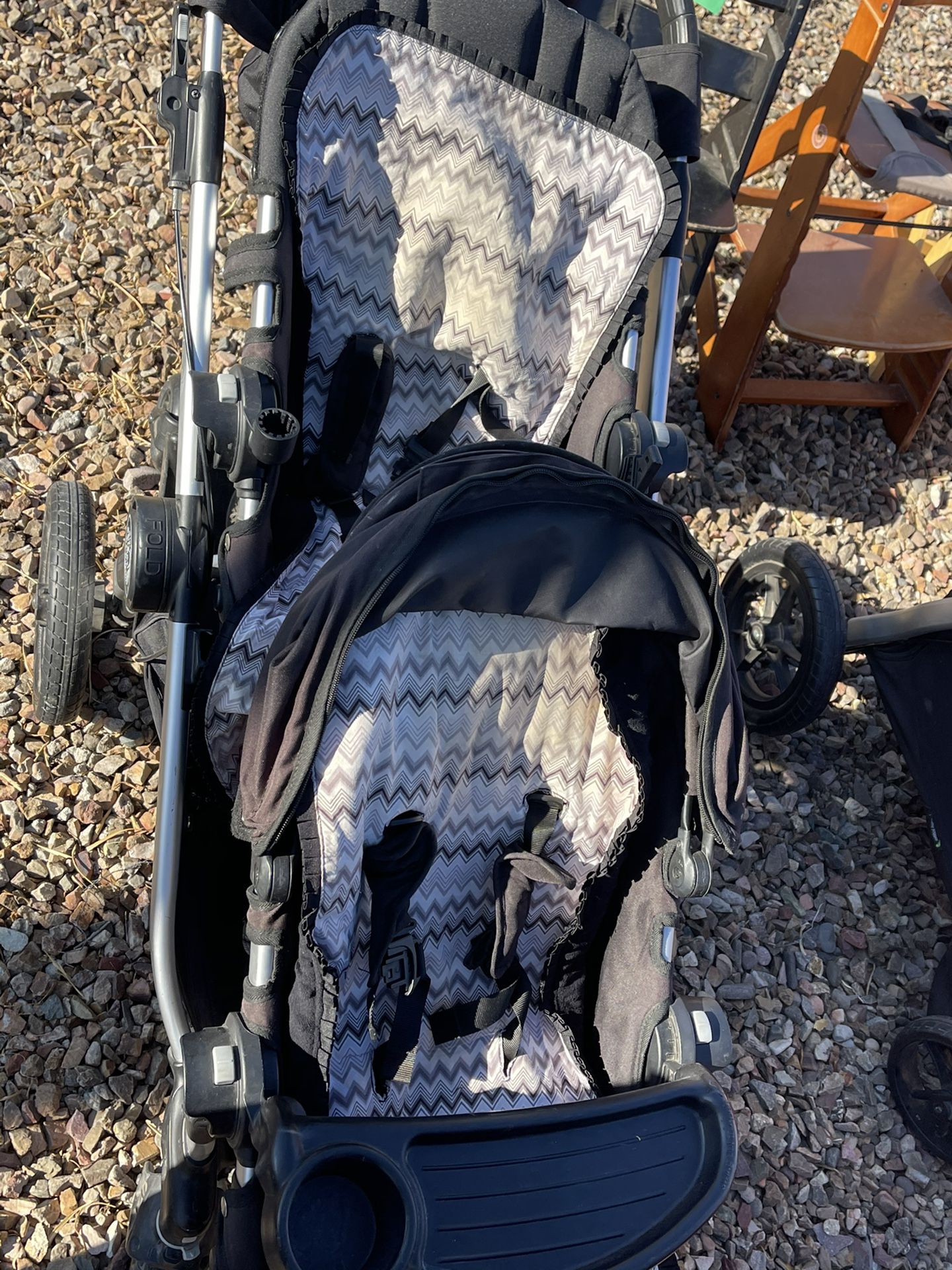 City Select Baby Jogger Double Stroller With Board