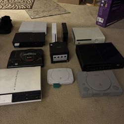 Consoles All Working With Wires 