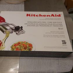 KitchenAid Spiralizer w/ Peel Core & Slice Stand Mixer Attachment KSM1APC