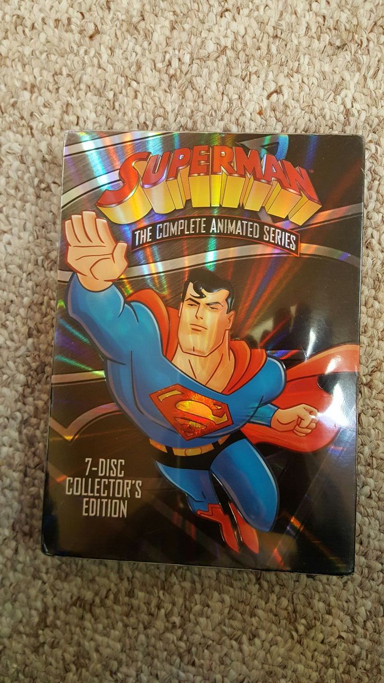 Superman the complete animated series brand new still sealed. 7-disk collector's edition