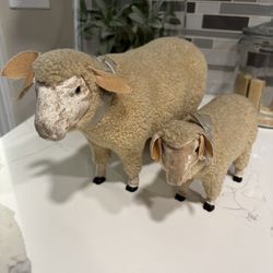 Vintage Sheep Figures