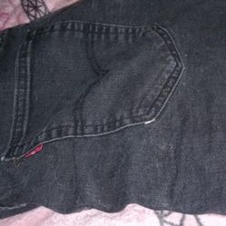 Mens Levi's Black 502 Size 36/32