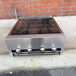 Char broiler radiant 24” Restaurant Commercial nat gas