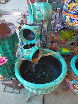Handcrafted Clay Water Fountains
New Clay Water Fountain
(Indoor or Outdoor )
Pump Included
Delivery Available
Approx.
3 ft. 9"
Bowl 1 ft. 10"