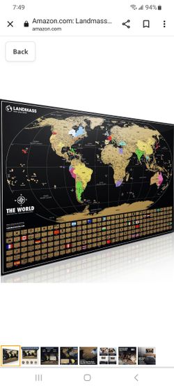 Scratch Off World Map