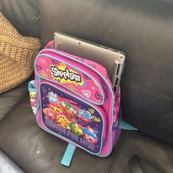 Brand new small shopkins backpack 12" tall