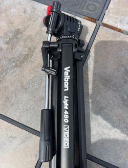 VelbonVictory 480 Tripod & Vel-Flo 8 PH-258 Pan Tilt Head Camera Video