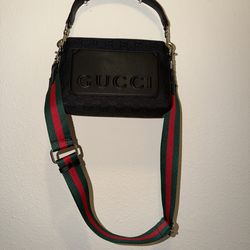 GUCCI small Canvas Cross Body Bag