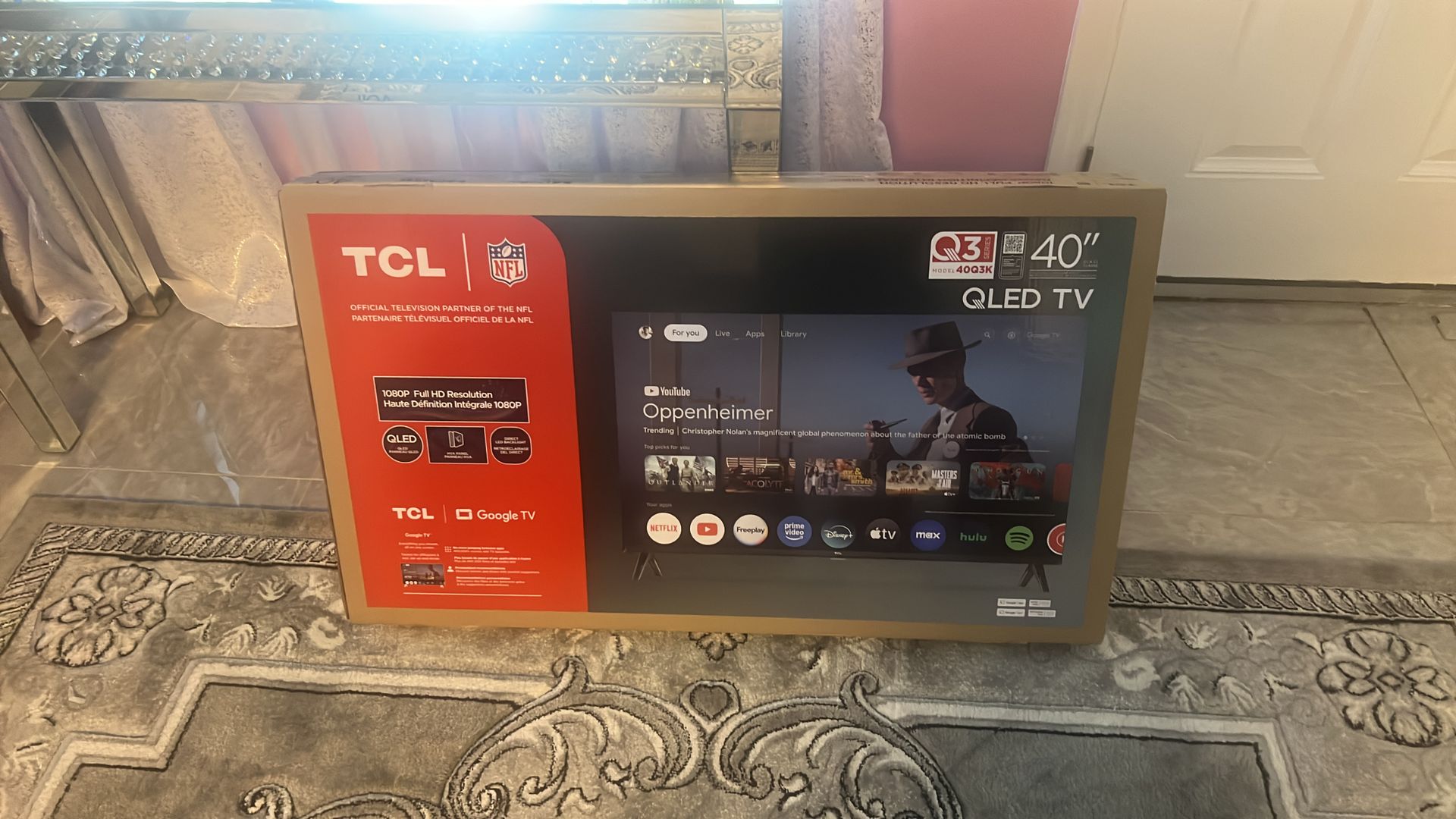 Brand new in the box 40 inch TV