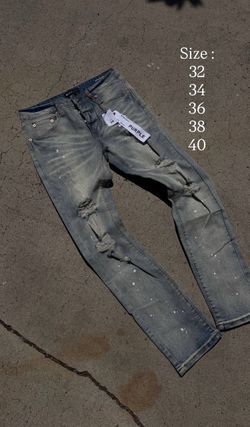 Purple jeans