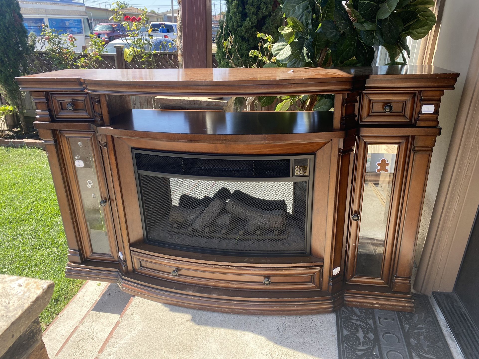 Fire Place Tv Stand
