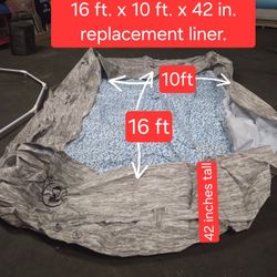 Coleman Power Steel 16 ft. x 10 ft. x 42 in. Replacement Linear Only