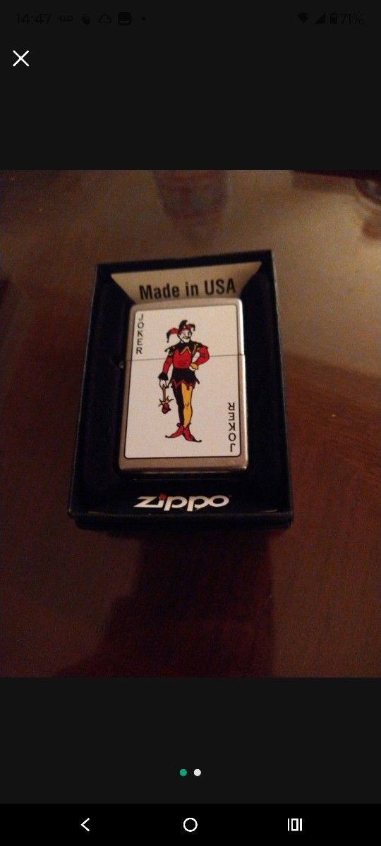 2010 Authentic Zippo Never Used