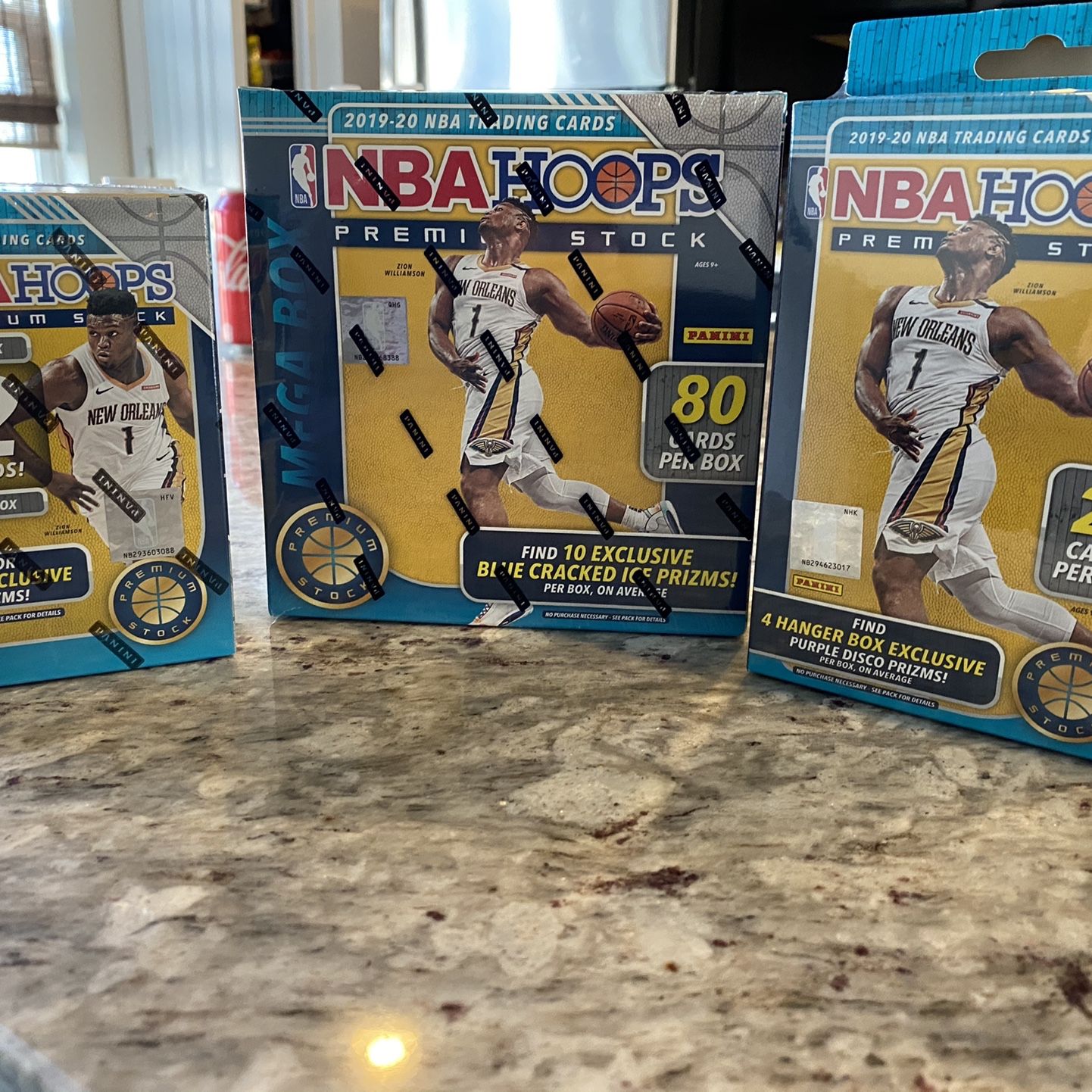 2019-2020 NBA Hoops Premium Stock Bundle: Mega/Blaster/Hanger