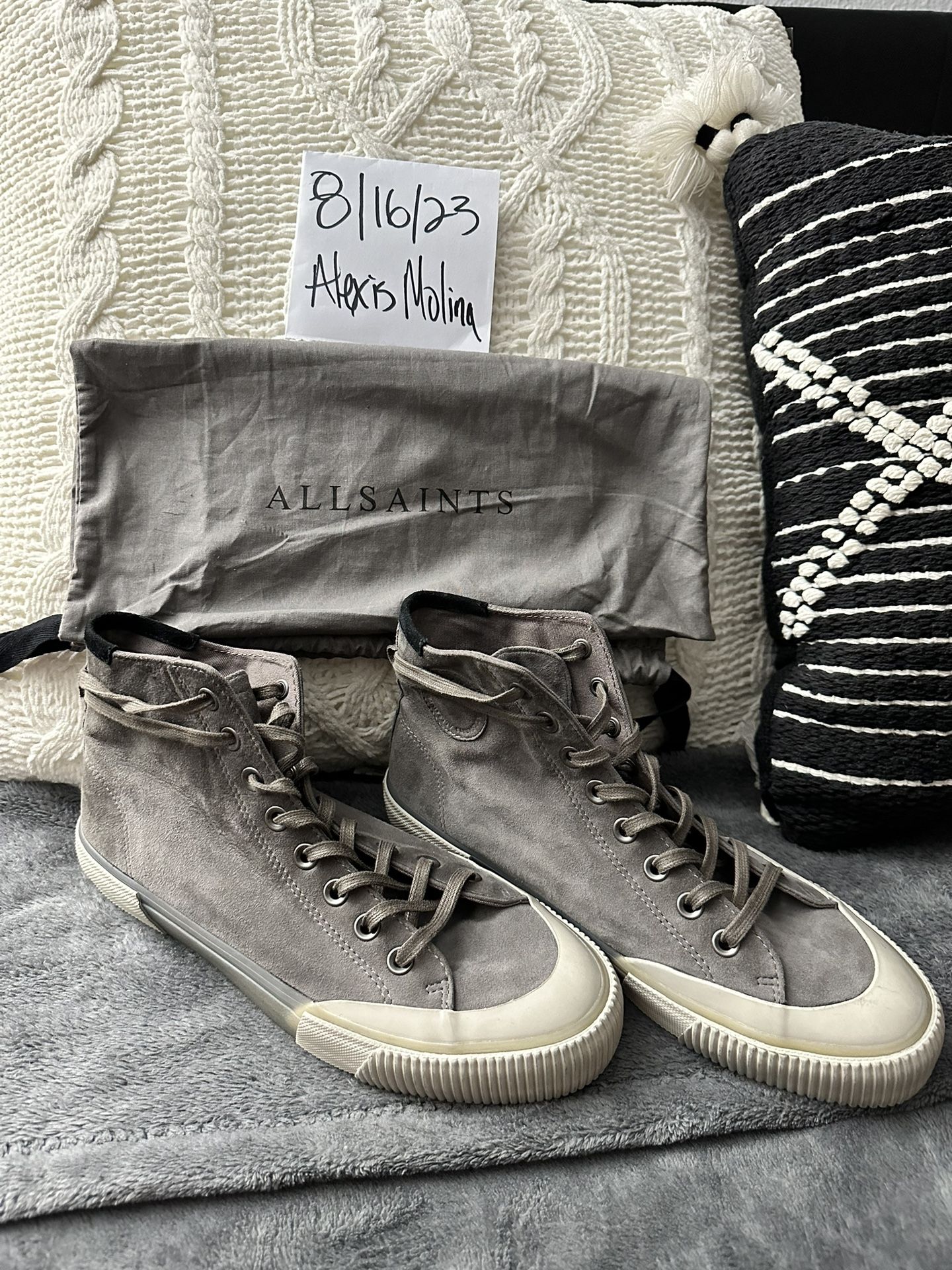 Allsaints Dumont High Top Sneakers Size 41