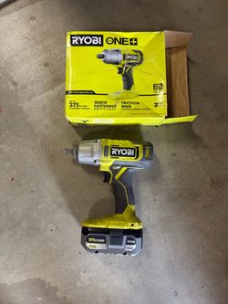 1/2” Impact wrench with new 4.0 HP high performance battery Ryobi