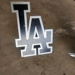 LA Dodgers Tow Hitch Cover