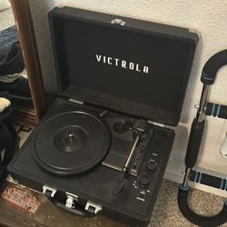 Victrola Record Player with Bluetooth Speaker