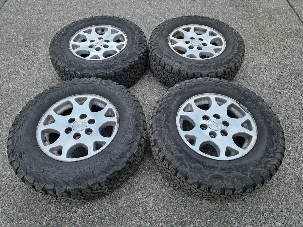 Wheels And Tires For GM Chevy Trucks Suvs And Vans