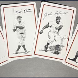 Vintage Baseball Playing Cards 