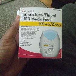 Fluticasone Furoate/Vilanderol Ellipta Inhalation Powder 