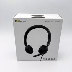 Microsoft Modern USB-C Headset - Teams Certified, Zoom Meetings
