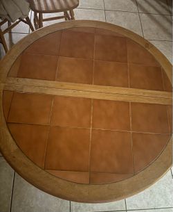 Kitchen tile top table