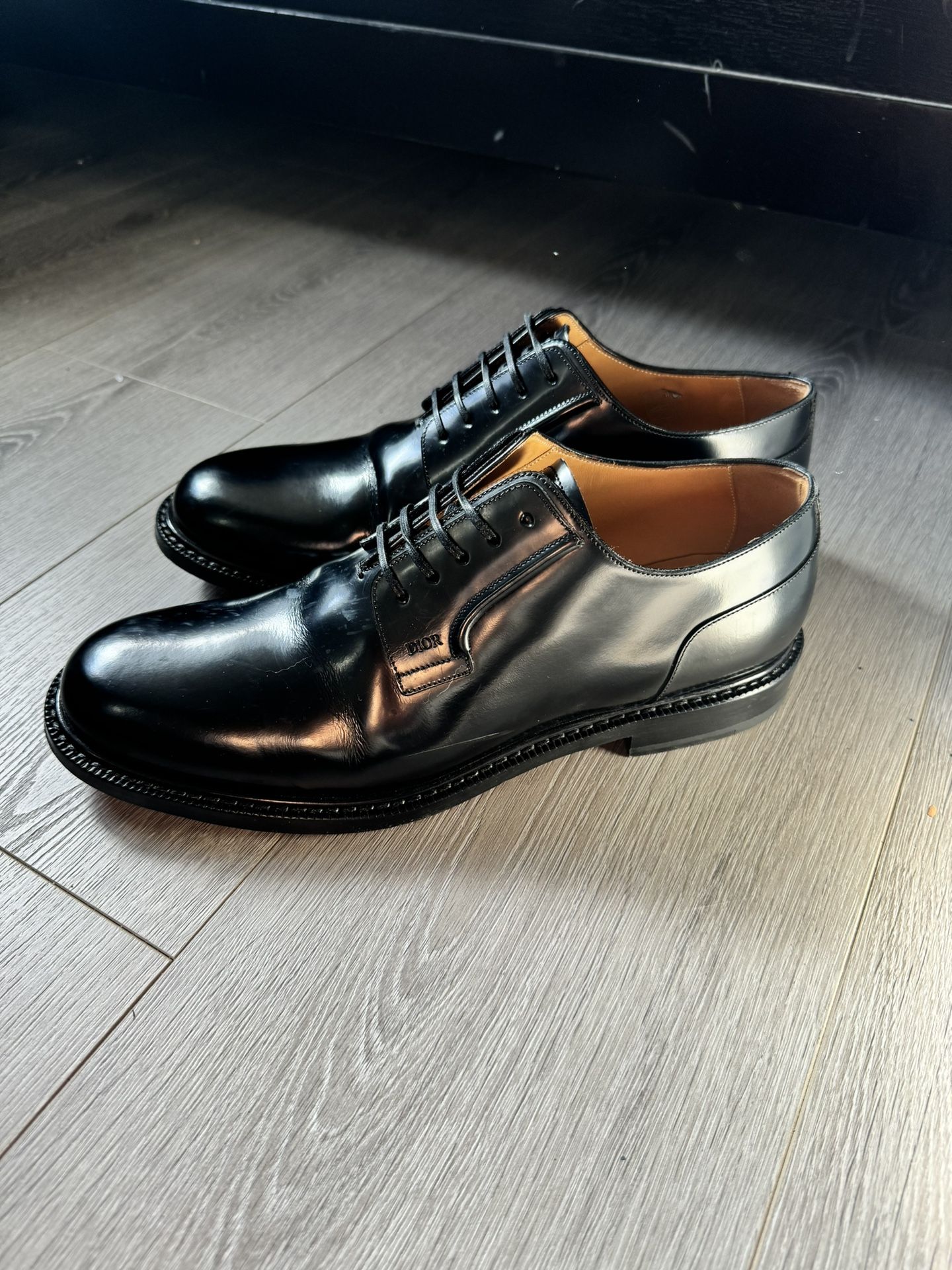 Dior Men's 43 Black Dress Shoes