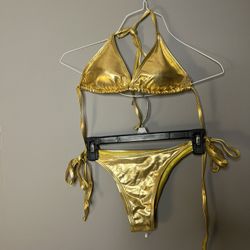 Gold Swimsuit