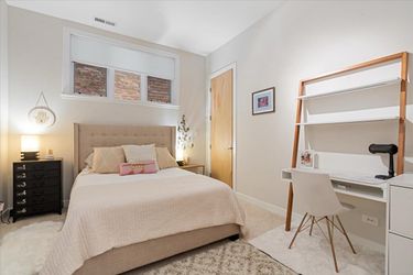 Queen Bed with High Button Tufted Headboard