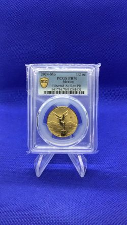 2024 1/2oz Libertad Gold Reverse Proof Grade 70