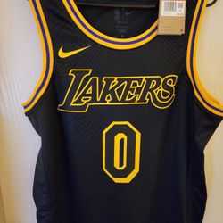 Kyle Kuzma LA Lakers City Edition Nike Black Mamba Laker Swingman Jersey Size 48