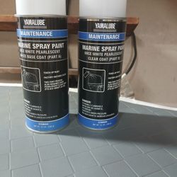 Boat Outboard Motor Paint White 
