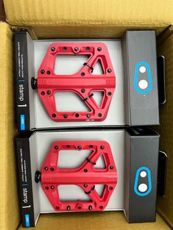 crankbrothers stamp pedals (red/large)