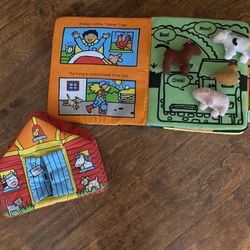 Farm Animals And Book Play set