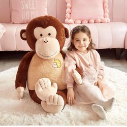 IKASA Large Monkey Stuffed Animal Plush Monkey Toy for Children (Brown, 30 inches)