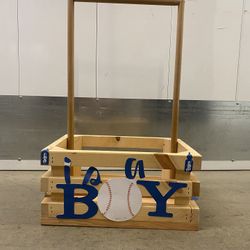 Baby Shower Wooden Crate 